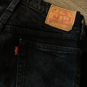 Levi’s black 501 jeans